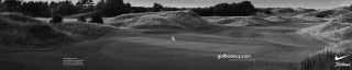 Golf course green sand dunes - a view free wallpaper