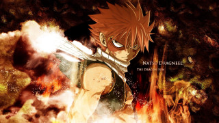 Man sword fire background dramatic 3 - a caption free wallpaper