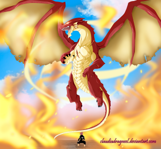 Red white dragon motorcycle flying - anne stokes free wallpaper for tablet