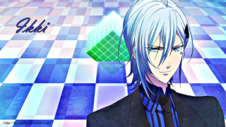 Anime blue hair black suit - a black suit and tie free wallpaper