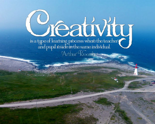 Lighthouse hill creativity quote ocean - the ocean in the background free wallpaper
