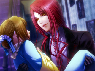 Anime couple hugging room stairs - a couple of anime characters free wallpaper