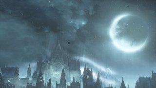 Large building clock tower crescent - bloodborne free wallpaper