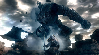 Giant robot field grass rocks 2 - a giant robot free wallpaper