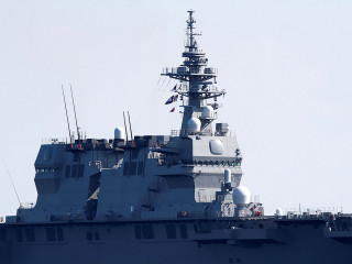 Battleship flag sky clouds large - eizō katō free wallpaper