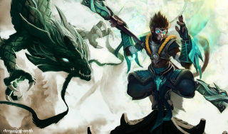 Man sword dragon demon fantasy - dai jin free wallpaper for desktop