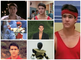 Blindfolded man headband collage photos - a collage of photos free wallpaper