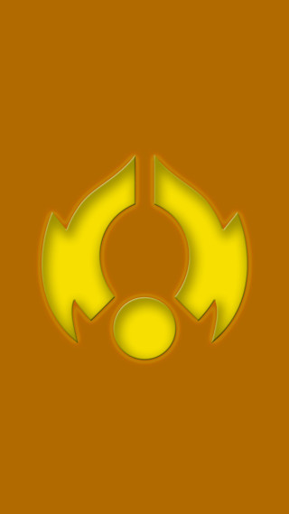 Yellow circle arrows brown black - the fifth element artifact free wallpaper