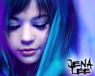 Woman blue hair hoodie dena - photoshop free wallpaper for desktop