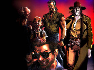 Group man hat sunglasses standing - bill sienkiewicz free wallpaper for desktop