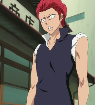 Man red hair blue shirt - a sign free wallpaper for tablet