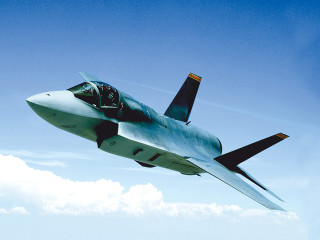 Jet flying blue sky clouds 2 - a jet free wallpaper