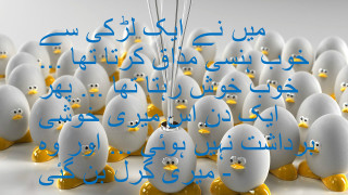 White eggs blue writing yellow - a bunch free wallpaper