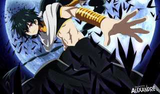 Man sword fullmoon night sky - a full moon behind free wallpaper