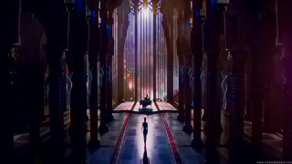 Dark room light hallway columns - column free wallpaper for desktop