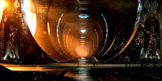 Stage large light set behind - a stage free wallpaper for desktop