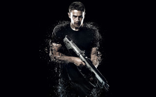 Man gun water splashing face - the side of his face free wallpaper for desktop