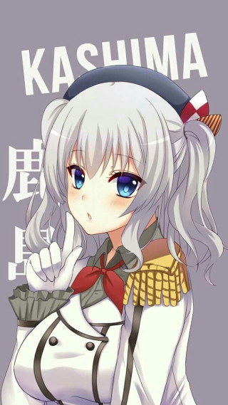 Anime girl white hair sailor 3 - rococo free wallpaper for mobile