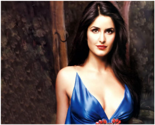 Woman blue dress mirror door - a mirror behind her free wallpaper for desktop