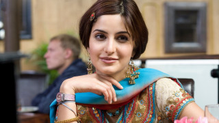 Woman colorful dress table blue - a blue scarf free wallpaper