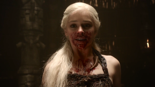 Woman white hair zombie dark - game free wallpaper for desktop