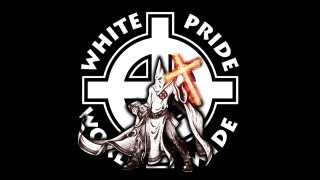 White cross person holding hammer - a white cross free wallpaper