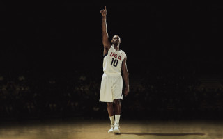 Man white uniform basketball dark 2 - basketball free wallpaper