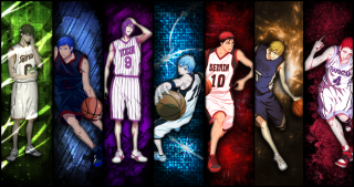 Basketball players uniforms row ball - a group of basketball players free wallpaper