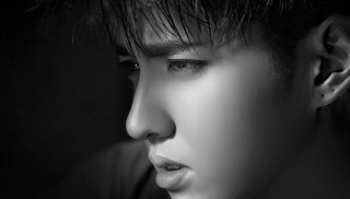 Black white person nose piercing - shaded free wallpaper for desktop