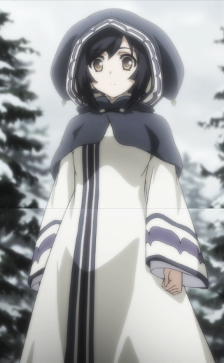 Woman white dress black hat 9 - tree and snow covered ground free wallpaper for mobile