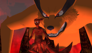 Demon woman orange wolf furry - furaffinity free wallpaper