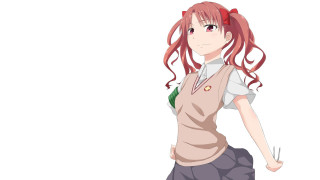 Red haired girl knife fork - long red hair free wallpaper