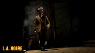Man suit hat cane dark - film noir free wallpaper