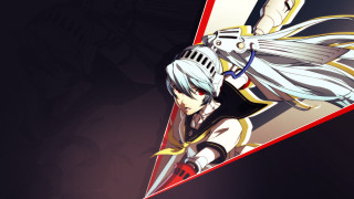 Woman sword helmet red triangle - a sword and a helmet free wallpaper