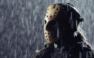 Masked person rain knife head - clark voorhees free wallpaper for desktop
