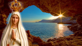 Virgin mary statue cave ocean - anna maria barbara abesch free wallpaper for desktop
