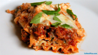 Lasagna meat cheese plate garnish - florence engelbach free wallpaper