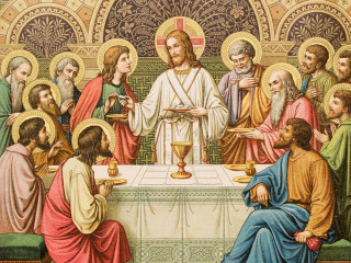 Jesus giving cup group people - a cup free wallpaper