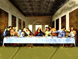 Last supper jesus ceiling fan - cimabue free wallpaper for desktop