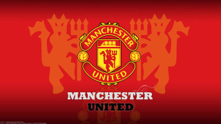 Manchester united logo red background 5 - crest free wallpaper