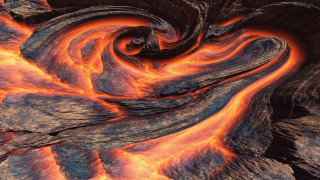 Lava spiral matte art fire - dave melvin free wallpaper