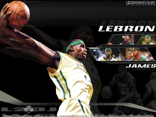 Basketball player air ball team - the back of the image free wallpaper