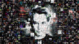 Man surrounded faces photos different - doc hammer free wallpaper
