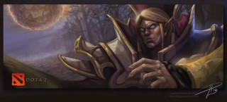 Woman sword shield moon painting - a sword and a shield free wallpaper