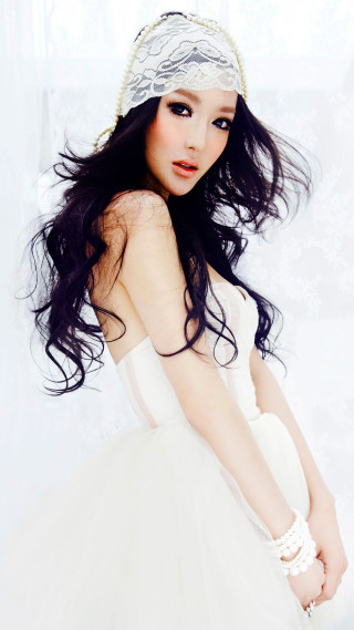 Chen lu white dress gothic - chen lu free wallpaper for mobile
