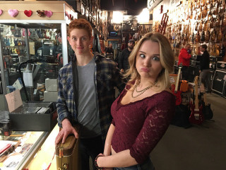 Woman boy store guitars man - chase stone free wallpaper