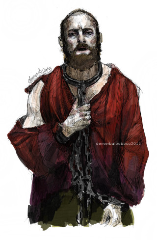 Man beard red robe chain - diego gisbert llorens free wallpaper for mobile