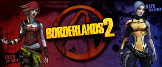 Women standing borderlands 2 sign - a couple of women free wallpaper