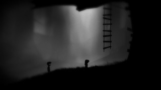 Black white photo person ladder - photo of a person free wallpaper