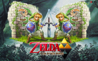 Zelda link video game poster 2 - pixel art free wallpaper